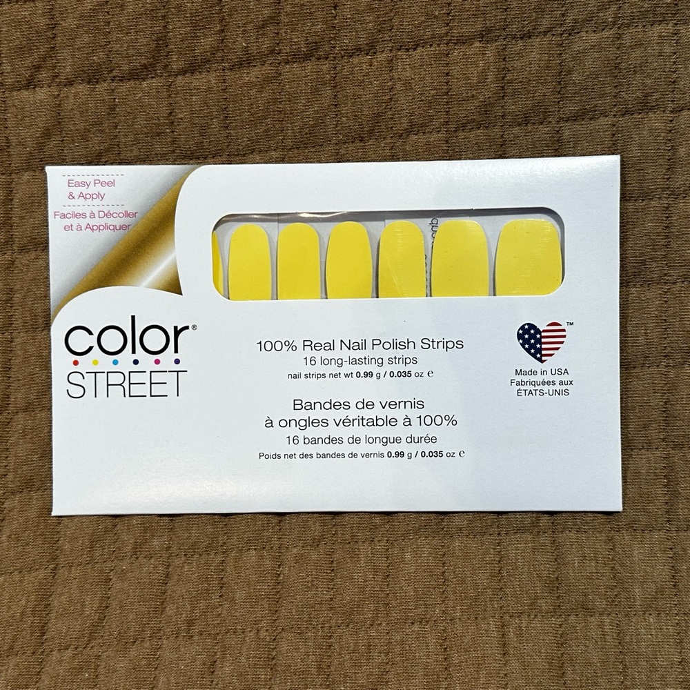 Belgian Buttercup Color Street Nail Polish Strips